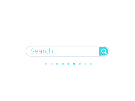 Search bar vector template for ui, web and apps, minimalistic design.のイラスト素材
