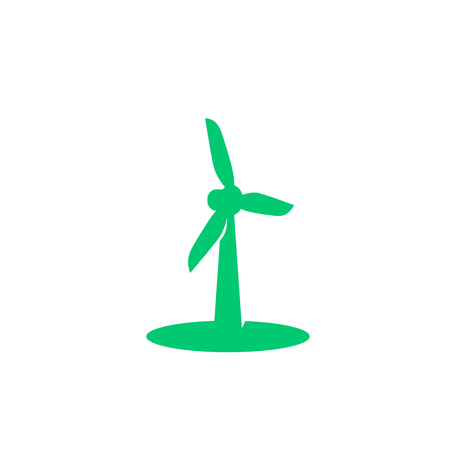 wind turbine iconのイラスト素材
