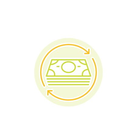 cash flow vector iconのイラスト素材