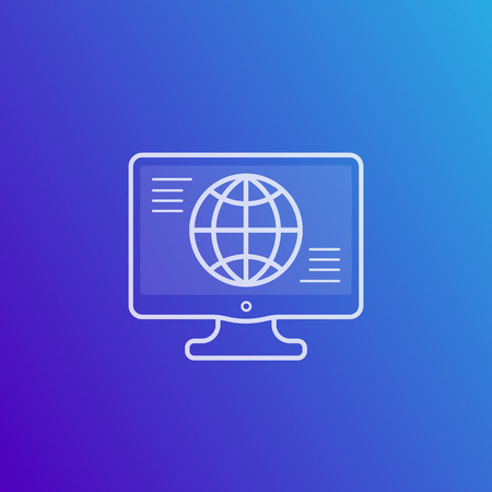 network connection, internet iconのイラスト素材