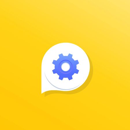 Support chat vector, icon for appsのイラスト素材