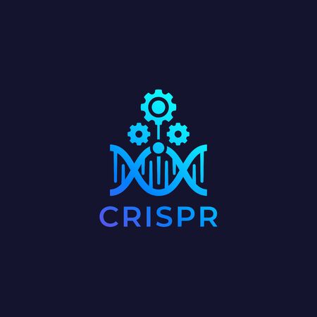 CRISPR technology vectorのイラスト素材