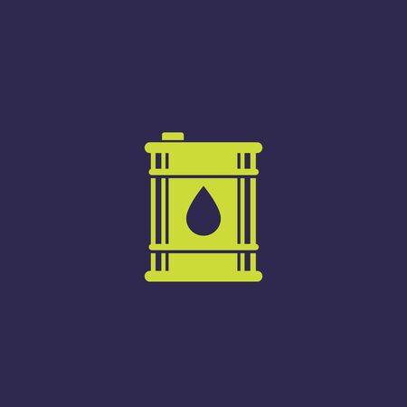 Biofuel barrel vector iconのイラスト素材