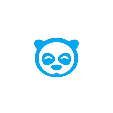 Panda head vectorのイラスト素材