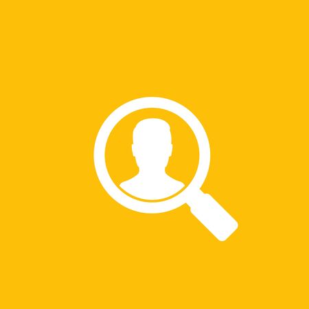 HR, recruitment vector iconのイラスト素材