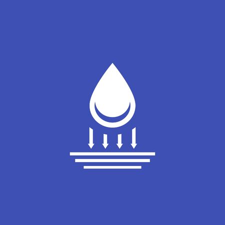 waterproof icon, vectorのイラスト素材