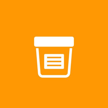 urine test, urinalysis iconのイラスト素材