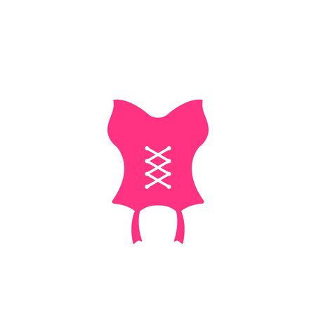 corset vector iconのイラスト素材