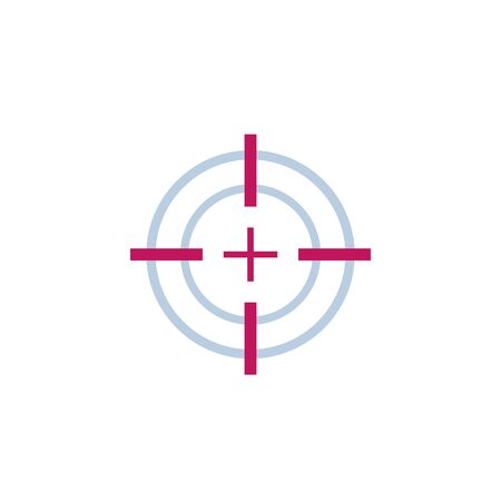 Target aim or crosshair vector iconのイラスト素材