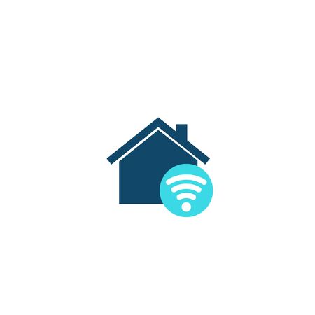 Smart house control icon for webのイラスト素材