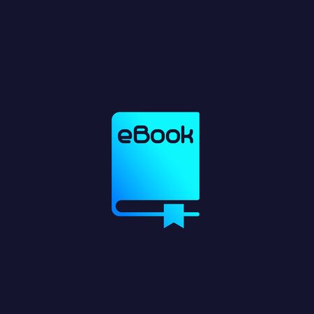 ebook icon, vectorのイラスト素材