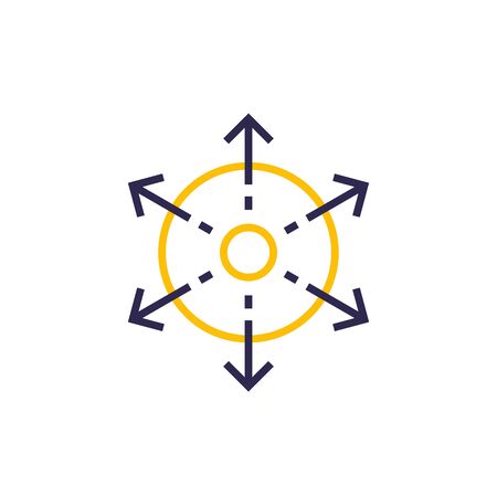 decentralization, decentralized vectorのイラスト素材