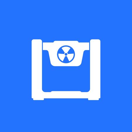 X-ray machine icon, vector designのイラスト素材