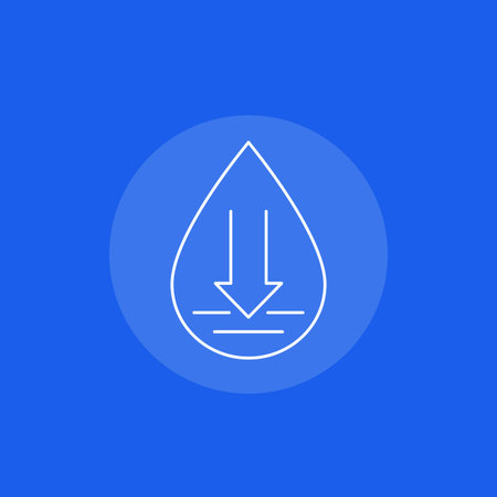 low water level linear icon