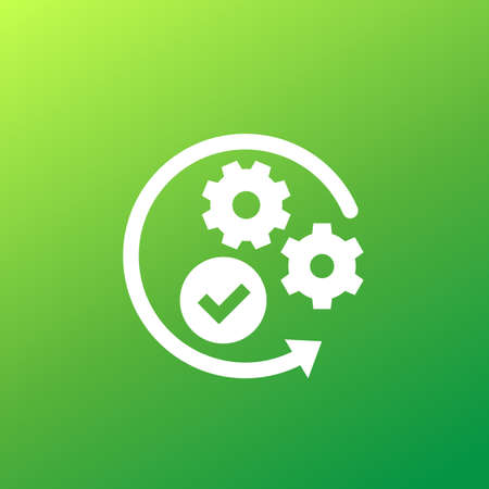 positive impact or influence vector iconのイラスト素材