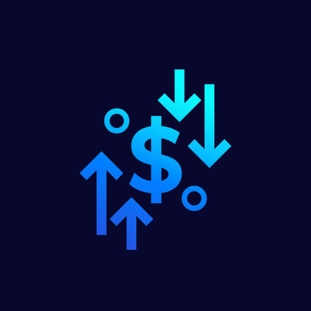 cost reduction or cutting, vector