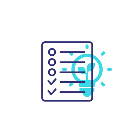 Eco project icon on white