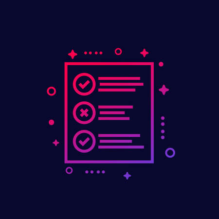 test line icon for webのイラスト素材