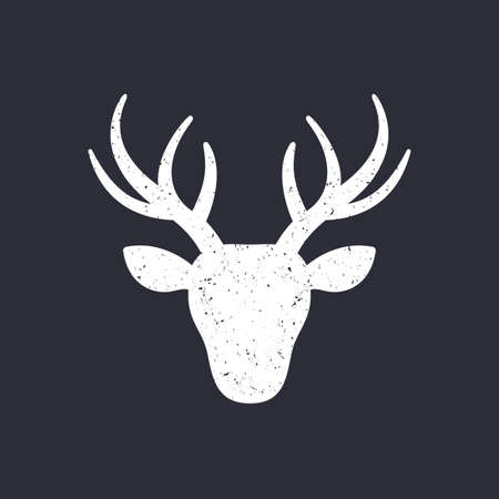 deer head, stag vector artのイラスト素材
