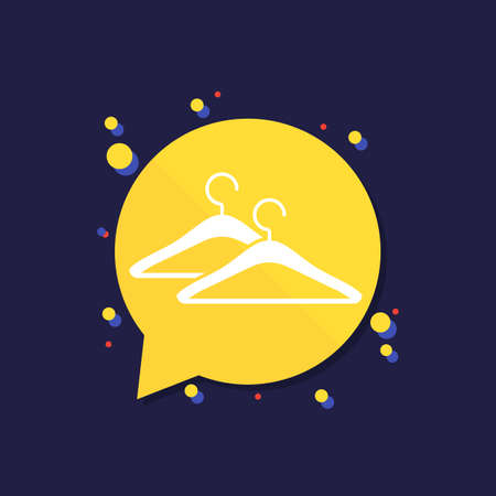 hangers vector icon for webのイラスト素材