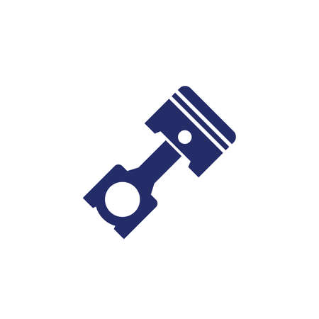 engine piston icon on whiteのイラスト素材