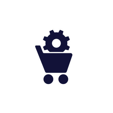 order processing or procurement iconのイラスト素材