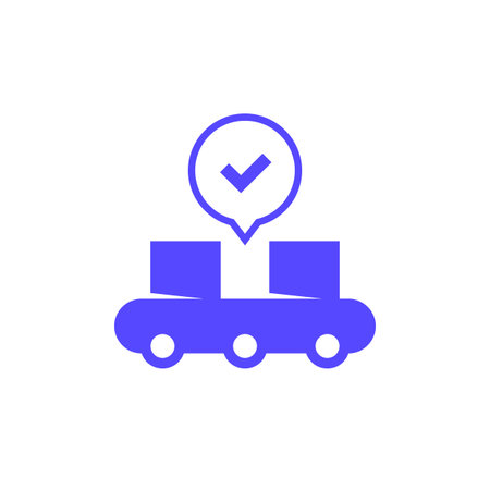 quality control in production and manufacturing iconのイラスト素材