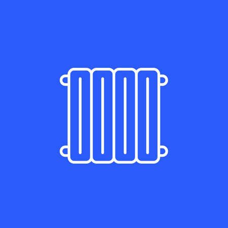 Heating battery line vector iconのイラスト素材