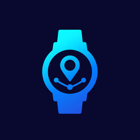 gps watch icon for webのイラスト素材