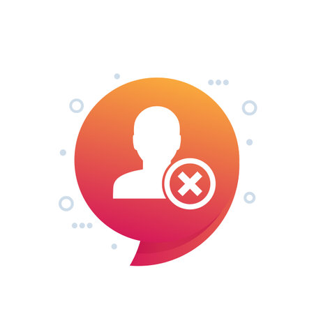 delete profile icon, erase account and personal dataのイラスト素材