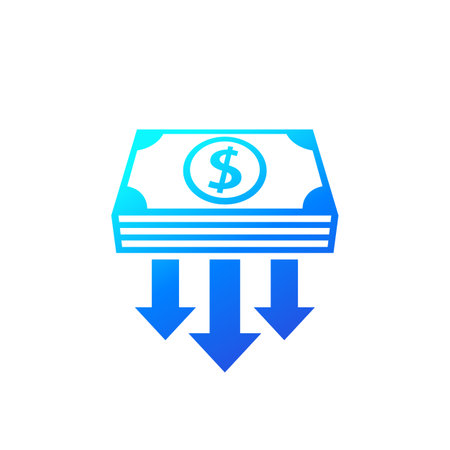 cashout, money or cash iconのイラスト素材
