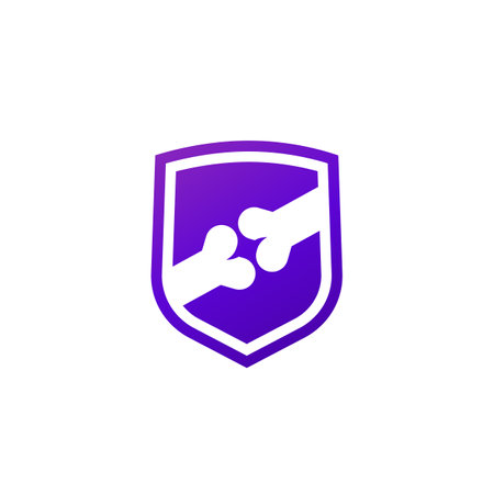joint protection icon on whiteのイラスト素材