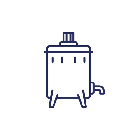 Honey extractor icon, beekeeping and apicultureのイラスト素材
