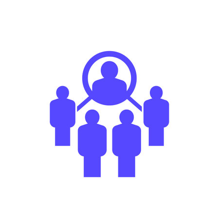 Coordinating people, coordinator icon, vectorのイラスト素材