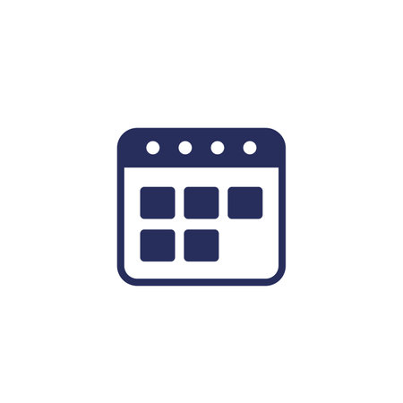 calendar or schedule icon, vectorのイラスト素材