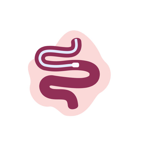 endoscopy procedure icon in hand drawn styleのイラスト素材