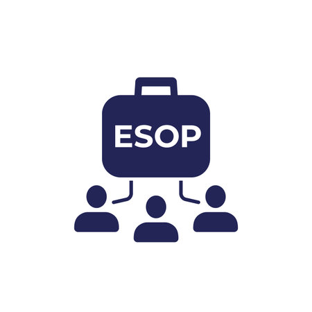 ESOP icon, Employee stock ownership planのイラスト素材