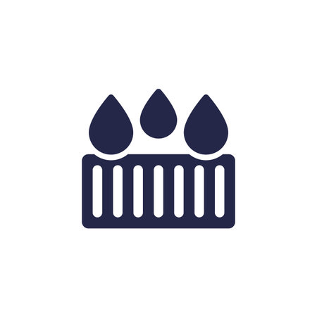 drain, drainage icon, pictogram on whiteのイラスト素材