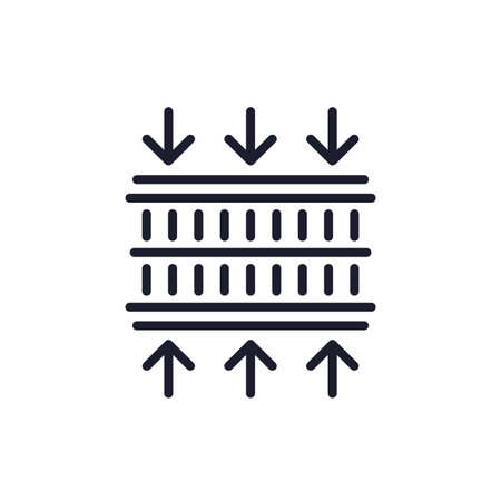thick wall, thickness line iconのイラスト素材