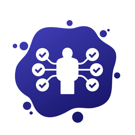skills and capability vector iconのイラスト素材