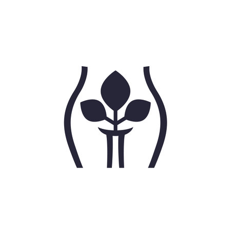 detox icon with woman bodyのイラスト素材