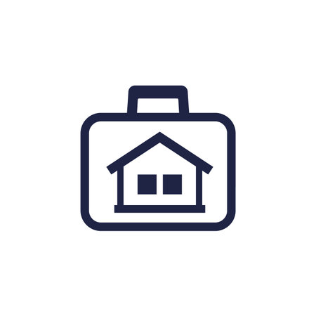 real estate portfolio icon, investment propertiesのイラスト素材
