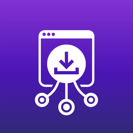 Download app icon, vector designのイラスト素材