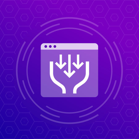 Bottleneck vector icon for webのイラスト素材
