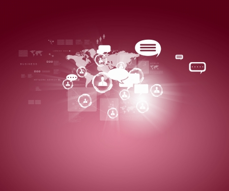Internet technology concept of global business from concepts seriesの写真素材