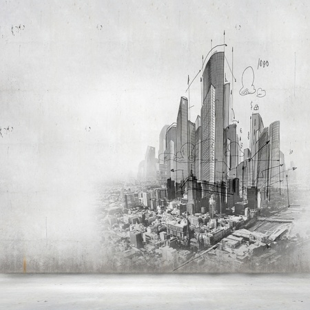 Background image with colorful splashes and dropsの写真素材