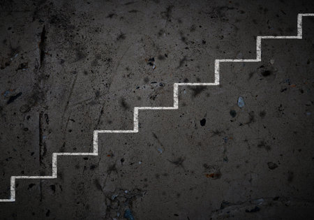 Background image of success ladder  Promotion and achievement