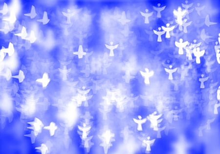Background image with bokeh lights and shadesの写真素材