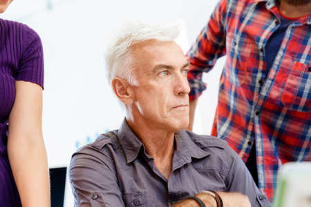 Business team working together in officeの写真素材