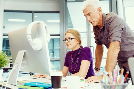 Business team working together in officeの写真素材